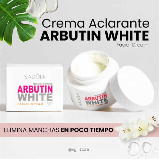 CREMA ACLARANTE ARBUTIN WHITE - NUEVA FÓRMULA
